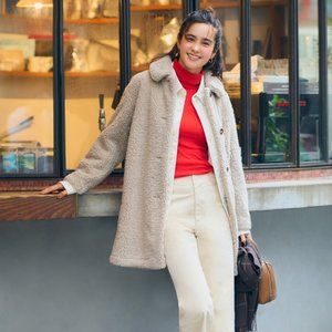 Uniqlo Windproof Outer Fleece Tailored Coat